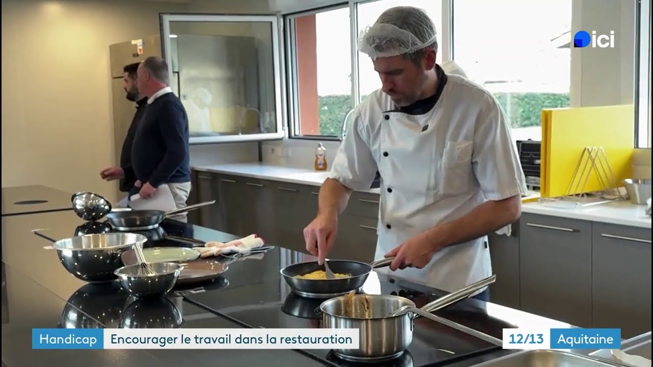 France 3 Aquitaine TV -  Encourager le travail dans la restauration