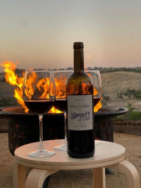 Bouteille Château de Villambis barbecue