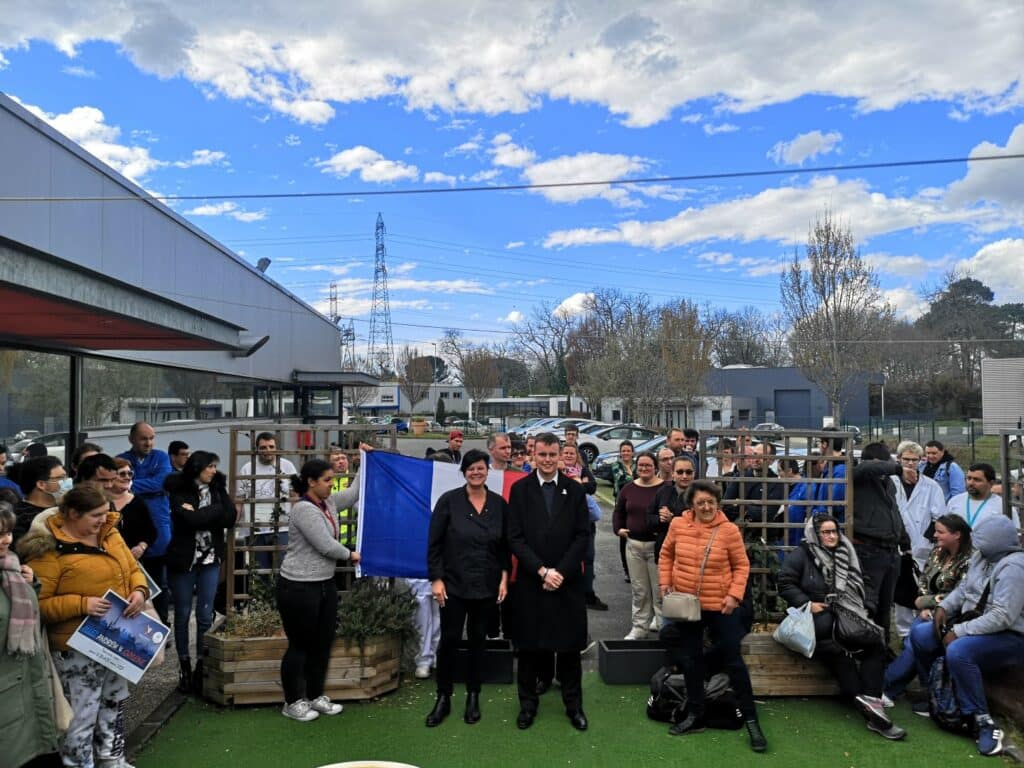 Départ d'Andrew et Guylaine à l'ESAT Pessac Magellan